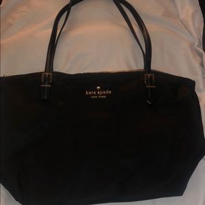 Kate Spade Black Nylon Tote